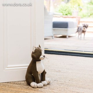 Americano Cute Cat Doorstop by Dora Designs