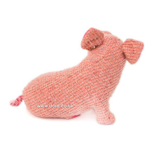 Pig Tam Doorstop Posh Traditional by Dora Designs