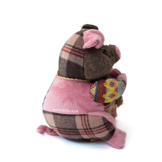 Patchwork Pig Novelty Doorstop | Dora Designs