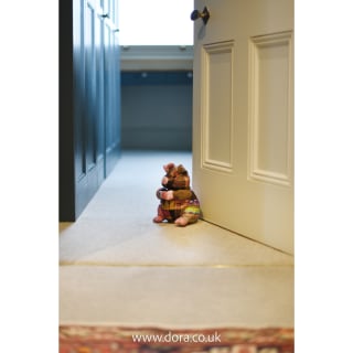 Patchwork Pig adorable fabric doorstop