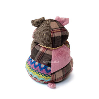 Patchwork Pig Doorstop | adorable fabric doorstop