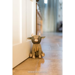 La Vache Traditional Doorstop by Dora Designs