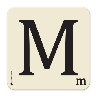 Letter M Coaster