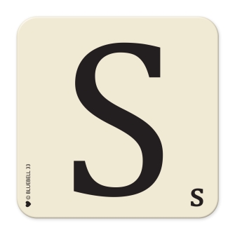 Letter S Coaster