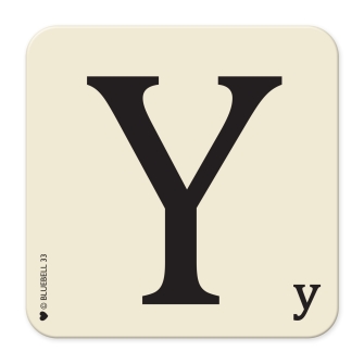 Letter Y Coaster