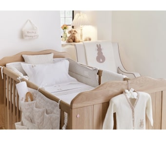 solid wood cot bed