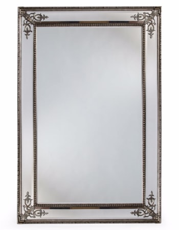 Large Silver French Mirror