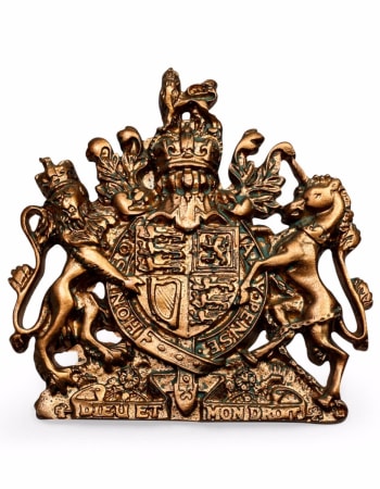 Small Bronze Coat of Arms Wall Plaque (to be bought in qtys of 4)