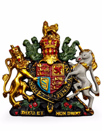 Small Coloured Coat of Arms Wall Plaque (to be bought in qtys of 4)