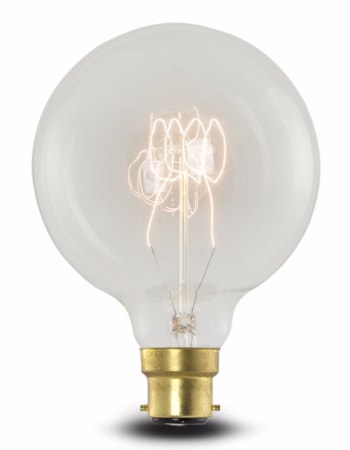 Retro Extra Large Quad Loop Filament Globe Bulb (B22 40w)