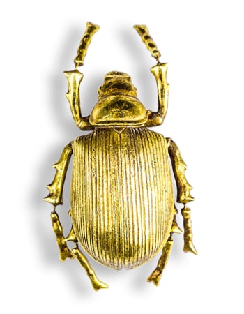 Large Gold Beetle Wall Decor (to be bought in qtys of 2)