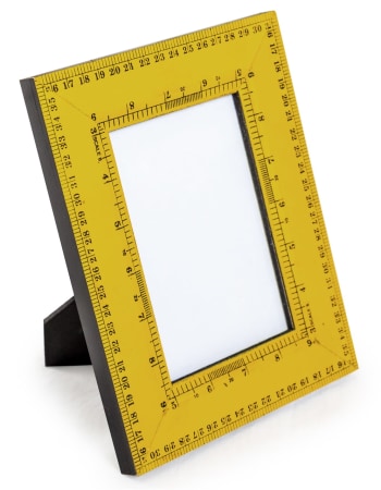 Retro Yellow Ruler 4x6" Photo Frame