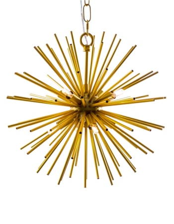 Gold Spiked Ceiling Pendant