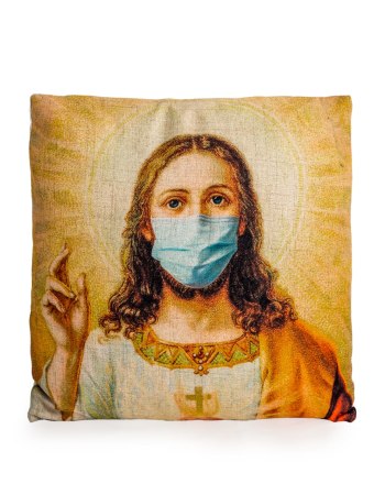 Jesus Face Mask Cushion