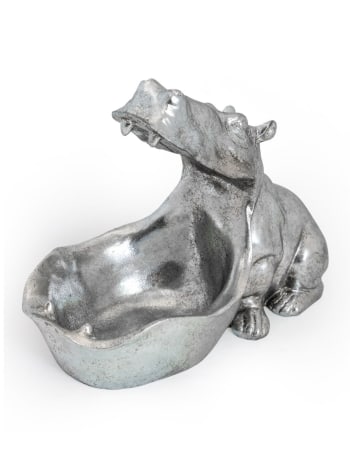 Silver Hungry Hippo Storage Bowl (to be bought in qtys of 2)