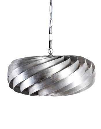 Antique Steel Metal Twist Ceiling Pendant