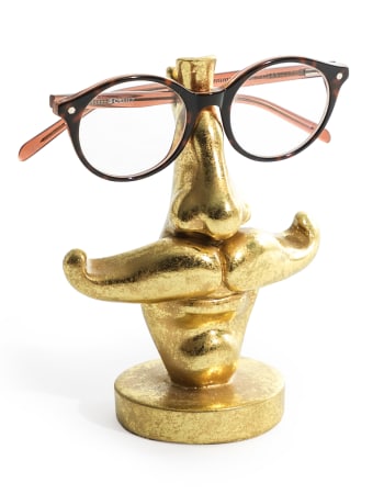 Antique Gold Moustache Glasses Holder (to be bought in qtys of 4)