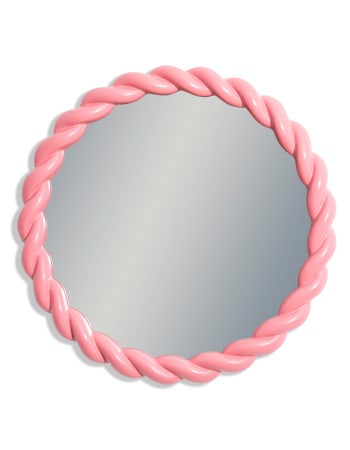 Berry Rope-Effect Round Wall Mirror