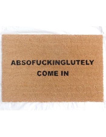 "Absofuckinglutely" Doormat