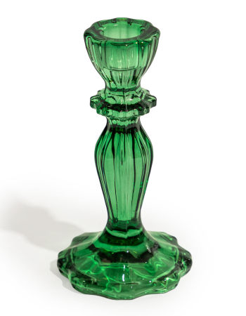 Dark Green Classic Glass Candle Holder (to be bought in qtys of 6)