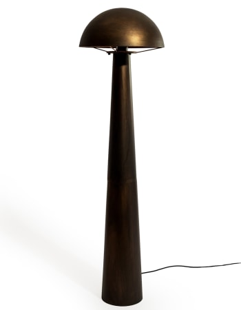 Antique Bronze Large Mushroom Floor Lamp