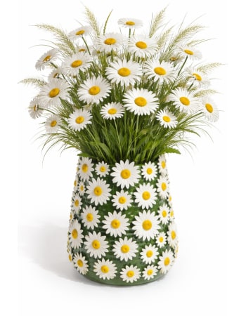Ceramic Large Multi Daisy Vase