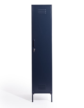 Tall Steel Metal Locker in Navy Blue
