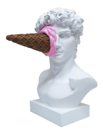 Large David Ice Cream Decorative Bust (to be bought in qtys of 2)