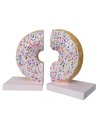 Set of Doughnut Bookends