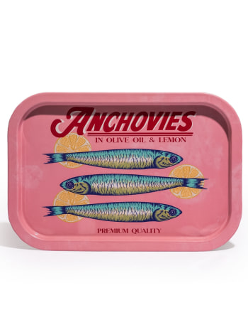 Retro "Anchovies Tin" Serving Tray (to be bought in qtys of 2)