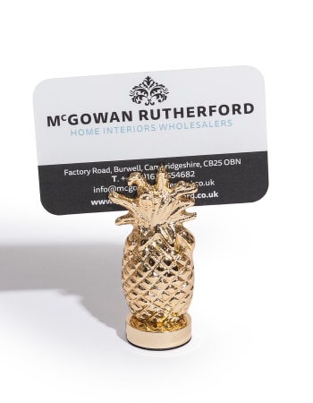 Gold Pineapple Card / Photo Holder (to be bought in qtys of 10)