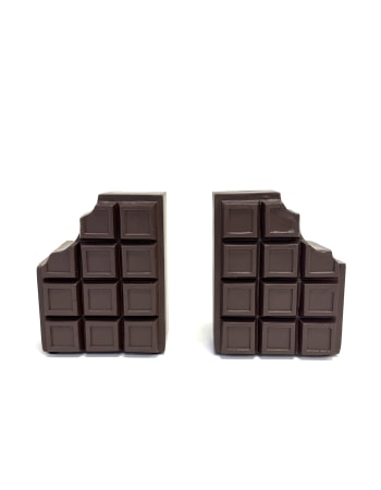 Set of Chocolate Bars Bookends