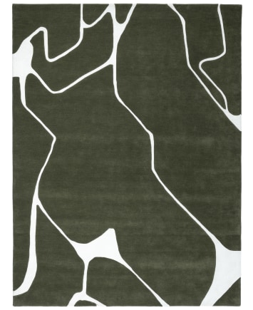 3877 IVORY/SEAWEED 3.00m x 2.40m