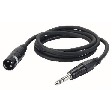 DAP FL046 Jack Plug 6.3mm Stereo to XLR 3pin Plug - 6m