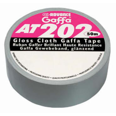 Advance Gaffa Tape AT202 50 mm x 50 m, Silber