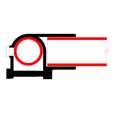 Doughty T13500 Pipeclamp Tube Clamp On Tee Stage Electrics