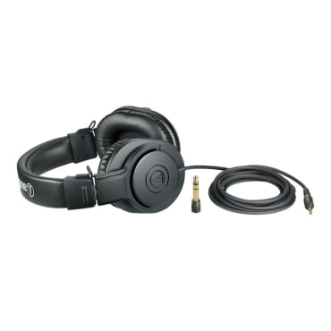 Audio Technica ATH-M20X Professional Closed-Back Monitor Headphones 3m Cable Stage Electrics
