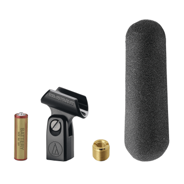 Audio-Technica AT897 Condenser Short Shotgun Microphone Stage Electrics