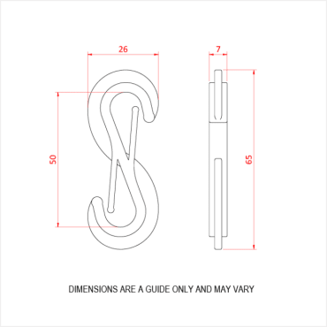 Doughty T63796 10 x Six Track Nylon Twin Hooks Dimensions Stage Electrics