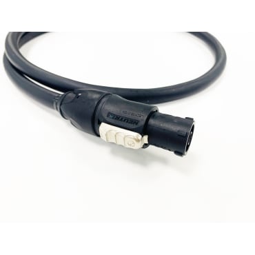 StageCable PowerCON TRUE1 Extension Cable 15mm Black Stage Electrics