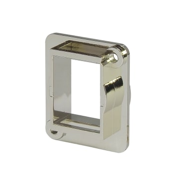  D Universal Adaptor Silver  XLR Cut-Outs Stage Electrics