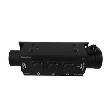 Rigport 0299022 RPL32T1-MKII 32A 3ph to 3x Powercon True1 Distro + Thru