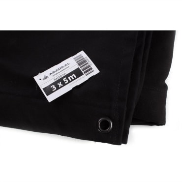 Admiral Staging PODM3050 Studio Curtain Sound Absorber PRO 3m (W) x 5m (H) - Black