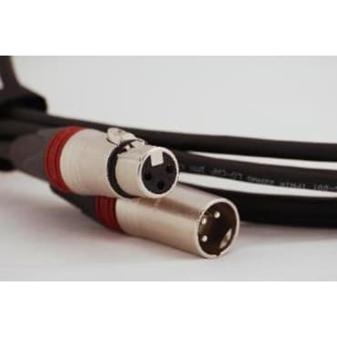 StageCable DMX 3pin Cable + XLR 3pin Plug & Socket - 20m