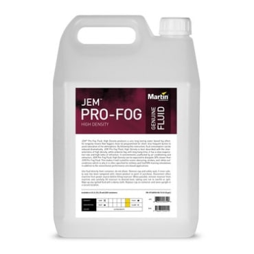 Jem 97120932 Pro Fog Fluid High Density - 5L