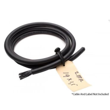 Admiral Staging VEOVTF23 T-Fix Cable Wraps 23cm Black Stage Electrics