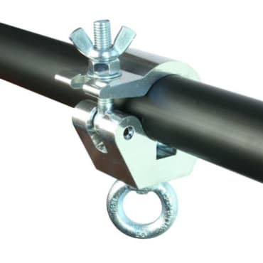 Doughty T57205 Aluminium Hanging Clamp + M12 Ring 340kg Zinc