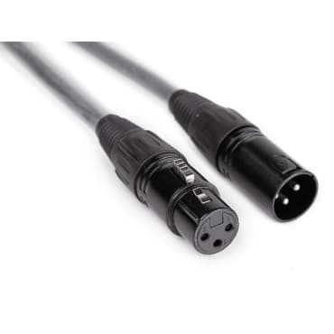 Admiral Staging KCXA3Z010 DMX 3pin Cable + XLR 3pin Plug & Socket - 1m