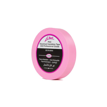 Le Mark PVC Electrical Tape Pink 19mm x 33m Stage Electrics