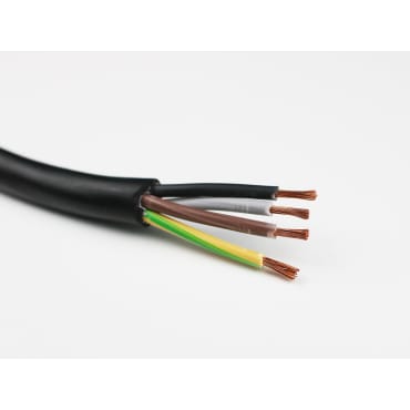 StageFlex 22319 Metre x BS6500 H07RN-F Rubber Cable - 4core 2.5mm Black
